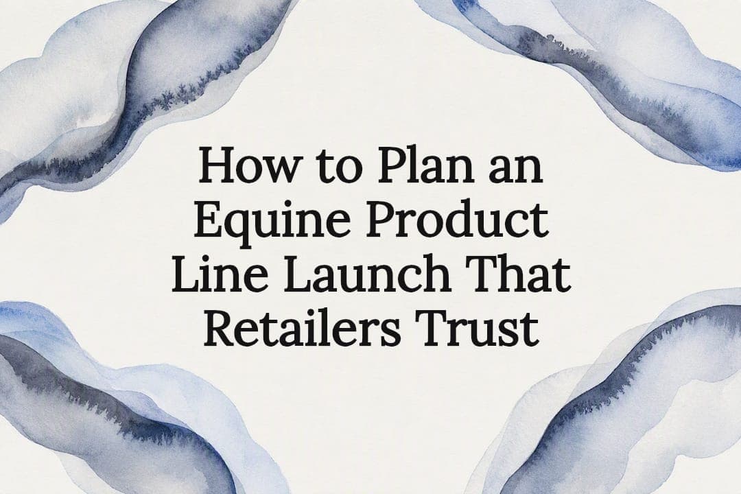 How to Plan an Equine Product Line Launch That Retailers Trust