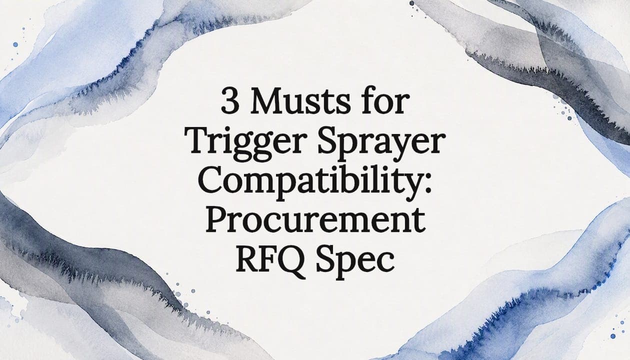 3 Musts for Trigger Sprayer Compatibility: Procurement RFQ Spec