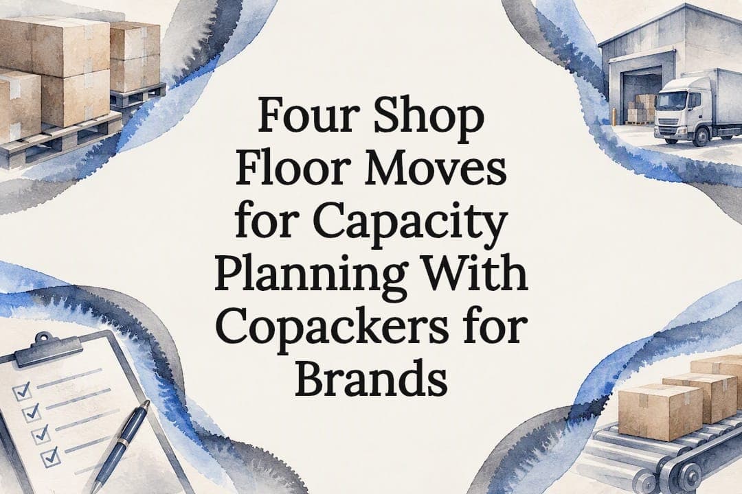 Four Shop Floor Moves for Capacity Planning With Copackers for Brands