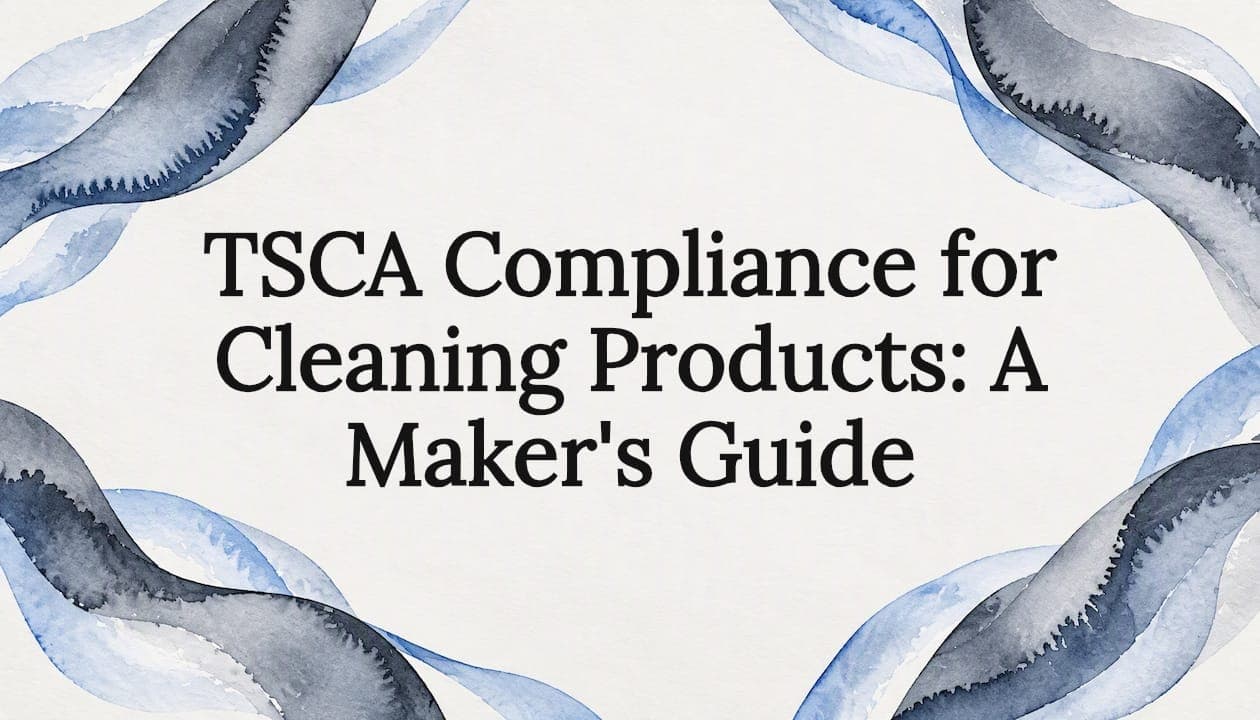 TSCA Compliance for Cleaning Products: A Maker's Guide