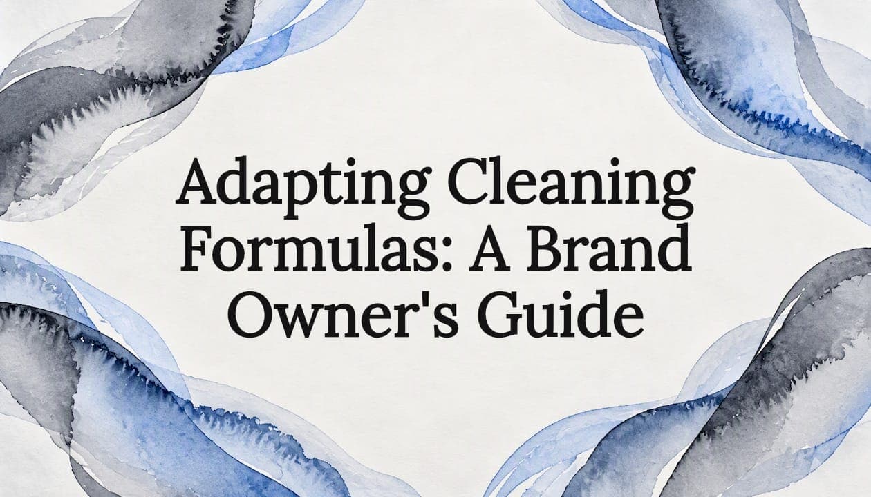 Adapting Cleaning Formulas: A Brand Owner's Guide