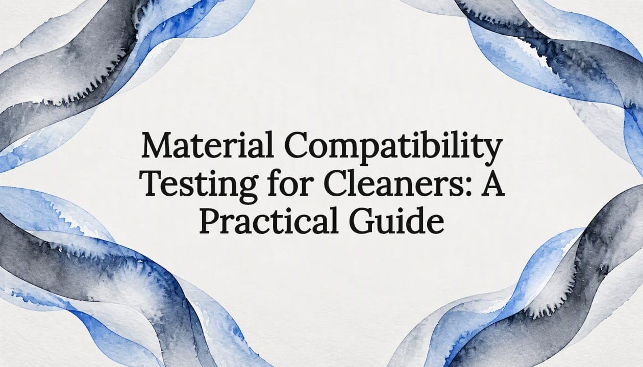 Material Compatibility Testing for Cleaners: A Practical Guide