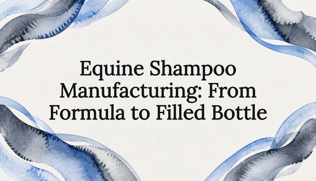 Equine Shampoo Manufacturing: From Formula to Filled Bottle